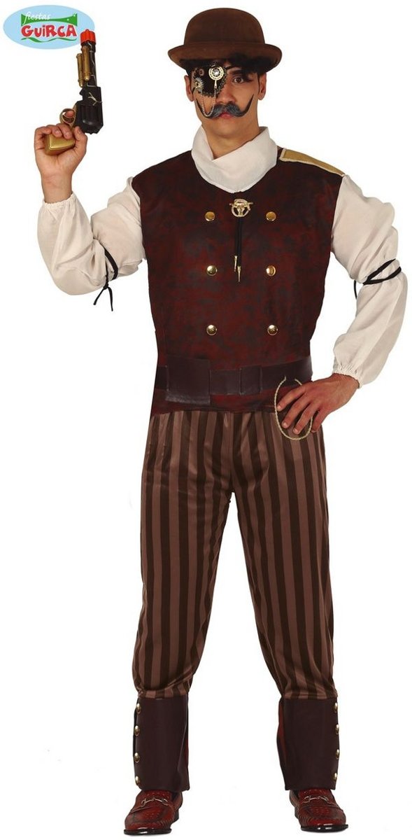 Steampunk Kostuum | Historisch Steampunk Oldham | Man | Maat 52-54 | Carnaval kostuum | Verkleedkleding